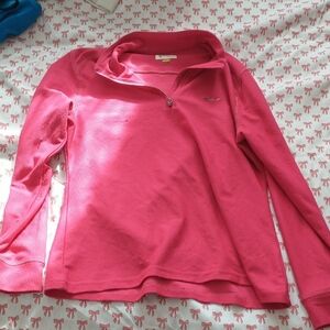 Pink Quarter-Zip Pullover